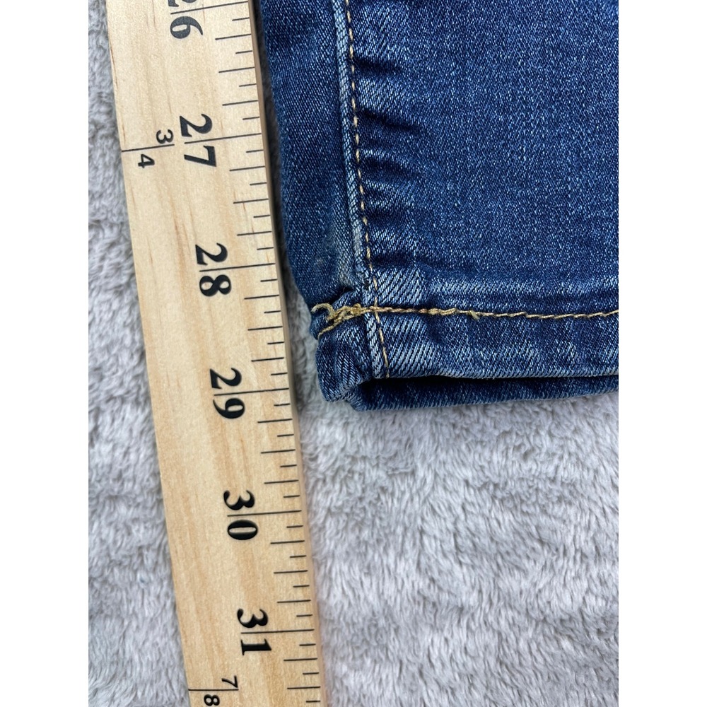 Talbots Jeans Womens 12 High Waist Straight Blue Denim Simply Flattering Stretch - Picture 11 of 14